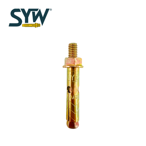 Haute qualité SYW 5/16 "X 2 3/4" manchon à tête hexagonale ancre/prise murale/boulon d'expansion-attaches sécurisées en acier zingué jaune - Product Image 5
