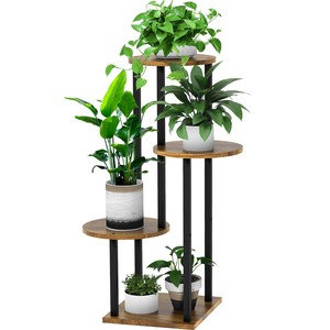 Teak <b>Wood</b> <b>Rustic</b> Crate Planter - Vintage Farmhouse Style - Wholesale - Product Image 3