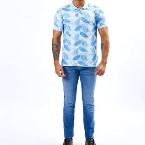 Men's for T-<b>Shirt</b> Polyester/Cotton Plus Size Comfortable Breathable <b>Half</b> <b>Button</b> Design Color Block High Quality New Short - Product Image 1