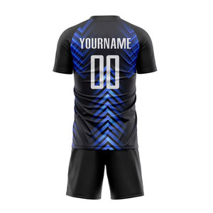 เสื้อฟุตบอลแขนสั้นรุ่นล่าสุดสำหรับผู้ที่รักความสมบูรณ์แบบ ผลิตจากโพลีเอสเตอร์ 100% น้ำหนัก 120 กรัม ระบายอากาศได้ดี พร้อมลายพิมพ์แบบซับลิเมชั่นตามสั่ง - Product Image 4