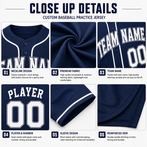 Maillot d'entraînement de baseball personnalisé, vêtements d'équipe, t-shirt de sport en mesh à séchage rapide, fabricant OEM - Product Image 4