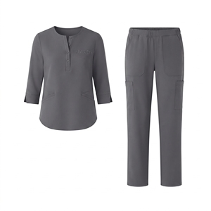 Vêtements de travail pour infirmières en gros, uniforme médical 2 pièces, ensemble de vêtements de travail pour salle d'opération, hôpital - Product Image 1