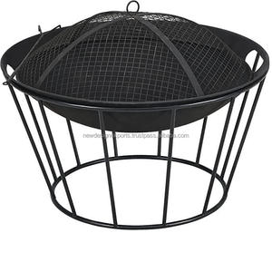 Classic <b>Wagon</b> Wheel Design Fire Pit for a Ranch or Western Style - Product Image 1