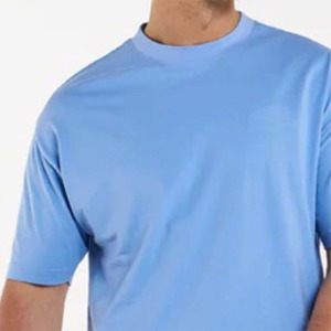 Camisetas de Hombre al por Mayor de Alta Calidad, Corte Holgado, Antiarrugas, Lisas, Personalizadas, 100% Algodón Peinado, Secado Rápido, Transpirables, de Verano - Product Image 5