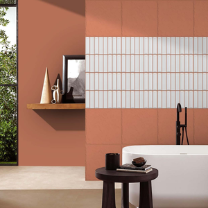 Carreaux de porcelaine émaillée sculptés 300x300mm, texture luxueuse, décoration murale pour bâtiment commercial, hall d'appartement, rénovation intérieure - Product Image 1