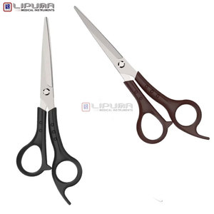 Ciseaux de barbier réglables en acier inoxydable 440C avec manche en plastique, lames ultra-affûtées pour une coupe de cheveux sans effort - Product Image 2
