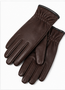 Gants en cachemire et laine tendance pour hommes et femmes, mitaines chaudes d'hiver compatibles écran tactile, doublure polaire douce, gants habillés, vente en gros, logo personnalisé - Product Image 4