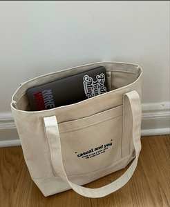 Wholesale Jute Tote Bag Printed Geometric <b>Burlap</b> Shopper Reusable Grocery Holder Button Closure Eco Friendly Women Shoulder Sack - Product Image 4