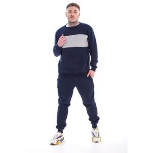 Y2K moda personalizada hombres Streetwear chándal Unisex de gran tamaño Slim Fit hombres Jogging chándal venta al por mayor hombres chándal Conjunto 2 piezas - Product Image 4