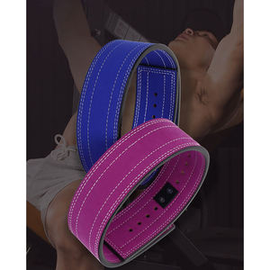 Ceinture de musculation en cuir avec levier pour hommes, soutien lombaire robuste, pour la musculation en salle de sport, vente en gros - Product Image 5