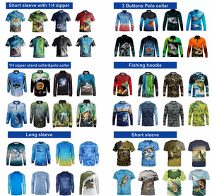 Camiseta de Pesca Azul Personalizada para Hombre, Ligera, Corte Ajustado, Cuello Redondo, Transpirable, Secado Rápido, UPF 50, 100% Poliéster, para Correr, Otoño - Product Image 5