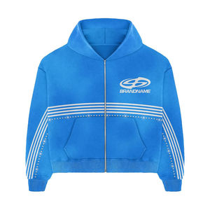 Survêtement en molleton orange pour femmes grandes tailles 2026 |   Impression sur tissu 100% coton |   Ensemble d'entraînement d'automne haut de gamme OEM, survêtement pour homme - Product Image 3