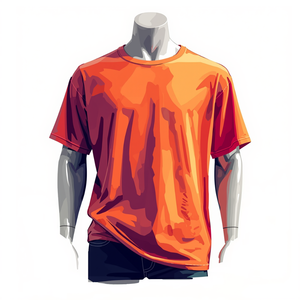 เสื้อยืดผู้ชายผ้าโพลีเอสเตอร์/คอตตอน 100% น้ำหนักเบา ระบายอากาศได้ดี เป็นมิตรกับสิ่งแวดล้อม แห้งเร็ว สวมใส่สบาย เหมาะสำหรับเล่นกีฬา รับผลิตแบบ OEM/ODM - Product Image 2