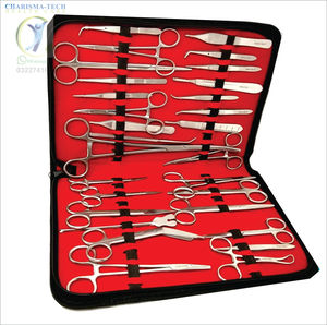 ชุดเครื่องมือผ่าตัดสัตว์ CHC ทำจากสแตนเลสสตีล ใช้ซ้ำได้ ได้รับการรับรองมาตรฐาน CE ระดับ I สำหรับสัตว์ขนาดเล็ก - Product Image 1