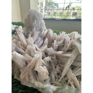 Premium Large Pink Scolecite <b>Cluster</b> Natural <b>Crystal</b> Stone for Display and Interior Decoration - Product Image 1