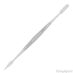 Empujador de Cutículas Profesional de Acero Inoxidable Reutilizable de Alta Calidad con Mango de Acero y Doble Cabeza, Set de Manicura y Pedicura en Caja - Product Image 3