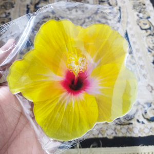 ถาดใส่ขนตาปลอมอะคริลิคสีเหลืองลายดอกชบา พร้อมโลโก้สั่งทำได้ เป็นมิตรกับสิ่งแวดล้อม ที่วางขนตาแบบแข็งแรง สำหรับกาวติดขนตาแบบใหม่ล่าสุด - Product Image 6
