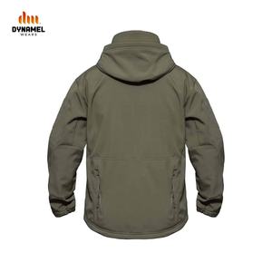 Men's Waterproof Warm Woolen Nonwoven Finished Softshell Jacket Zipper Closure Reversible Design Outdoor <b>Running</b> Hooded Formal - Product Image 2
