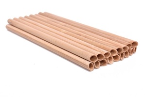 Pailles élégantes en bambou pour smoothies, cocktails, jus et décoration de boissons de fête - Écologiques et réutilisables - Product Image 1