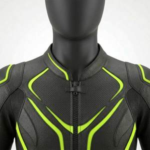 Traje de Motocicleta de Dos Piezas de Cuero Profesional de Alta Calidad, Cómodo Traje de Carreras de Motocicleta con Logotipo Personalizado - Product Image 4