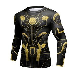 High Demand Rash Guard Athletic <b>Compression</b> <b>Shirt</b> Custom Printing Professional Sportswear Manufacturer - Product Image 3