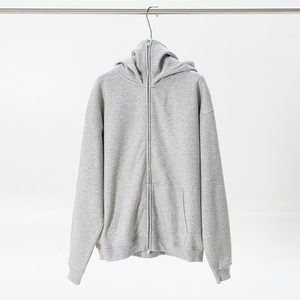 Sweat-shirts à capuche noirs pour hommes, logo personnalisé, sweat-shirts à capuche surdimensionnés avec fermeture éclair, nouveaux sweats-shirts à capuche pour hommes en coton 100% personnalisés pour l'hiver - Product Image 2
