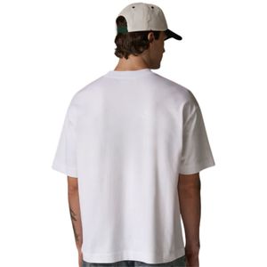Men Oversize <b>White</b> <b>Short</b> <b>Sleeve</b> Cotton Tee Minimal Front Design Casual Streetwear Apparel OEM Wholesale Factory - Product Image 6