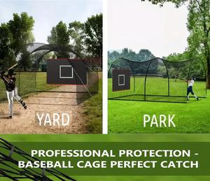 Waising Sports 30 FT Filet de baseball Filet de frappe Cage Équipement de terrain - Product Image 2