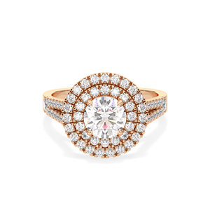 แหวนหมั้นเพชรโมอิสซาไนต์ 14K ราคาส่ง REYES สำหรับผู้หญิง ดีไซน์คลาสสิก ของขวัญวันครบรอบแต่งงาน เครื่องประดับชั้นดี - Product Image 1