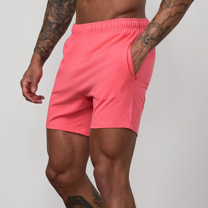 Shorts de sport pour hommes à séchage rapide, unis, style urbain, pour la course et l'entraînement, avec logo personnalisable, poches, vêtements de sport, tenue de fitness - Product Image 4
