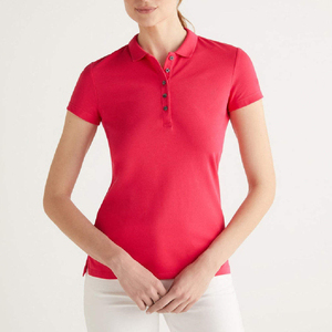 <span class=keywords><strong>Polo</strong></span> da Donna Traspirante Nuovo Design 2026 in Cotone Poliestere Lavorato a Maglia Sublimato per l'Estate - Product Image 3