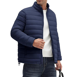 <b>men</b> hooded puffer coat quilted winter <b>jacket</b> <b>lightweight</b> insulated wear <b>mens</b> puffer <b>jacket</b> winter outerwear padded warm coat - Product Image 5