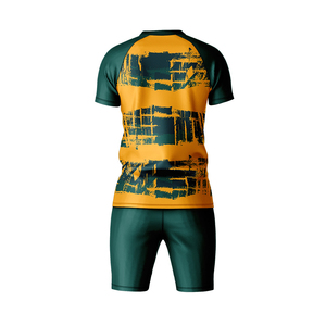 Conjunto de Uniforme de Fútbol para Hombre 2026, Jersey Sublimado Azul Oscuro y Rojo con Número 10, Poliéster Transpirable, Talla Adulto - Product Image 2