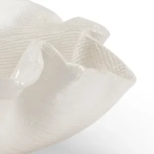 Modern Handmade Bowl with Elegant Metallic FinishTrendy Luxury <b>Ceramic</b> Bowl Interior Accessories Supply Modern Designer Plant - Product Image 2