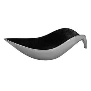 Vase de table moderne minimaliste en acier inoxydable, fait main, bol décoratif noir pour l'intérieur, idéal pour un cadeau de pendaison de crémaillère - Product Image 5