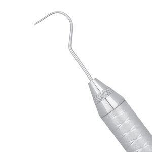 Sonda exploradora dental de acero inoxidable TU 17/23, instrumento de diagnóstico de doble punta con mango hueco, certificación CE - Product Image 4