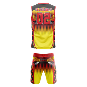 OEM <b>Compression</b> Uniform 7 on 7 Games 7v7 Football Sublimated Uniform Hooded 7v7 Uniform Jersey and Shorts 7V7 - Product Image 3