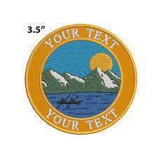 U.S.S. Patch brodé thermocollant Flasher 249, cercle en feutre non tissé, patch cadeau - Product Image 2