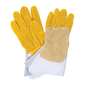 New Latest Design Cow Hide Leather Hand Protection TIG Welding <b>Gloves</b> Heavy Duty Heat Resistant Safety Welder Work <b>Gloves</b> - Product Image 6