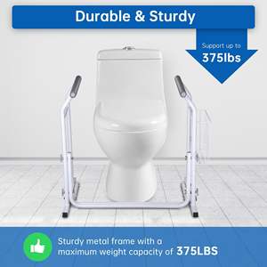 Équipement de sécurité pour salle de bain, barres de sécurité pour toilettes - Product Image 4