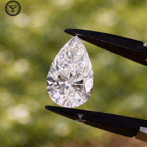 Diamants en vrac certifiés IGI, taille poire, 5,00 carats, diamants de laboratoire CVD, couleur E, clarté VVS2, design goutte d'eau, vente en gros - Product Image 1