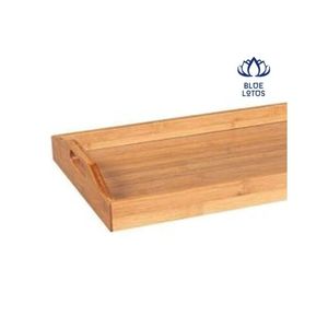 Bandeja de Servir de Bambú, Excelente Relación Calidad-Precio, Superficie Lisa, Construcción Resistente, Ideal para Servir Comidas y con Gran Eficiencia - Product Image 1