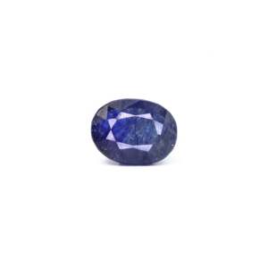 Certified Natural Blue Sapphire 7.7 Carat Loose Gemstone for Fine Jewelry - Product Image 1