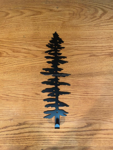 Porte-clés mural moderne en métal peint, design arbre, pour entrée, support de rangement domestique durable de haute qualité - Product Image 2