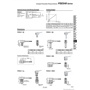 SMC Pneumatics Sensor de presión compacto de dos, - Product Image 1