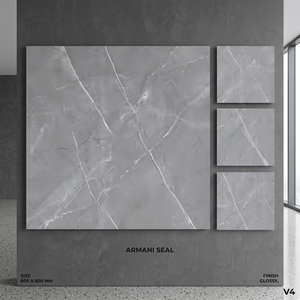 Carreaux de sol en céramique de porcelaine antidérapants pour salle de bain 60x60cm à prix abordable, 600x600mm, d'Inde, avec coupe-carreaux en porcelaine - Product Image 2