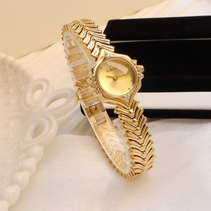 Reloj de Cuarzo de Lujo para Mujer, Cristal de Zafiro, Resistente al Agua 3BAR, Correa de Acero Inoxidable Dorado, Caja de Aleación, Puntero Miyota, Último Modelo - Product Image 1