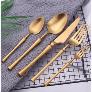Juego de Cubiertos de Acero Inoxidable Color Oro Rosa de Lujo con Mango de Cerámica Pulida, Cucharas de Té con Puntos, Juego de Cucharas de Café para Bodas y Hoteles - Product Image 5