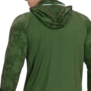 Wholesale Custom Sublimated Printed Men's Fishing Team Hoodie With <b>Face</b> Mask Custom Spandex/Polyester For Pitching Fishing - Product Image 4