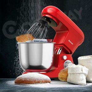 Batidora de Alimentos de 6 Velocidades con Gancho Amasador y Batidor, 5.3 Qt, con Base para Hornear y Cocinar - Product Image 5